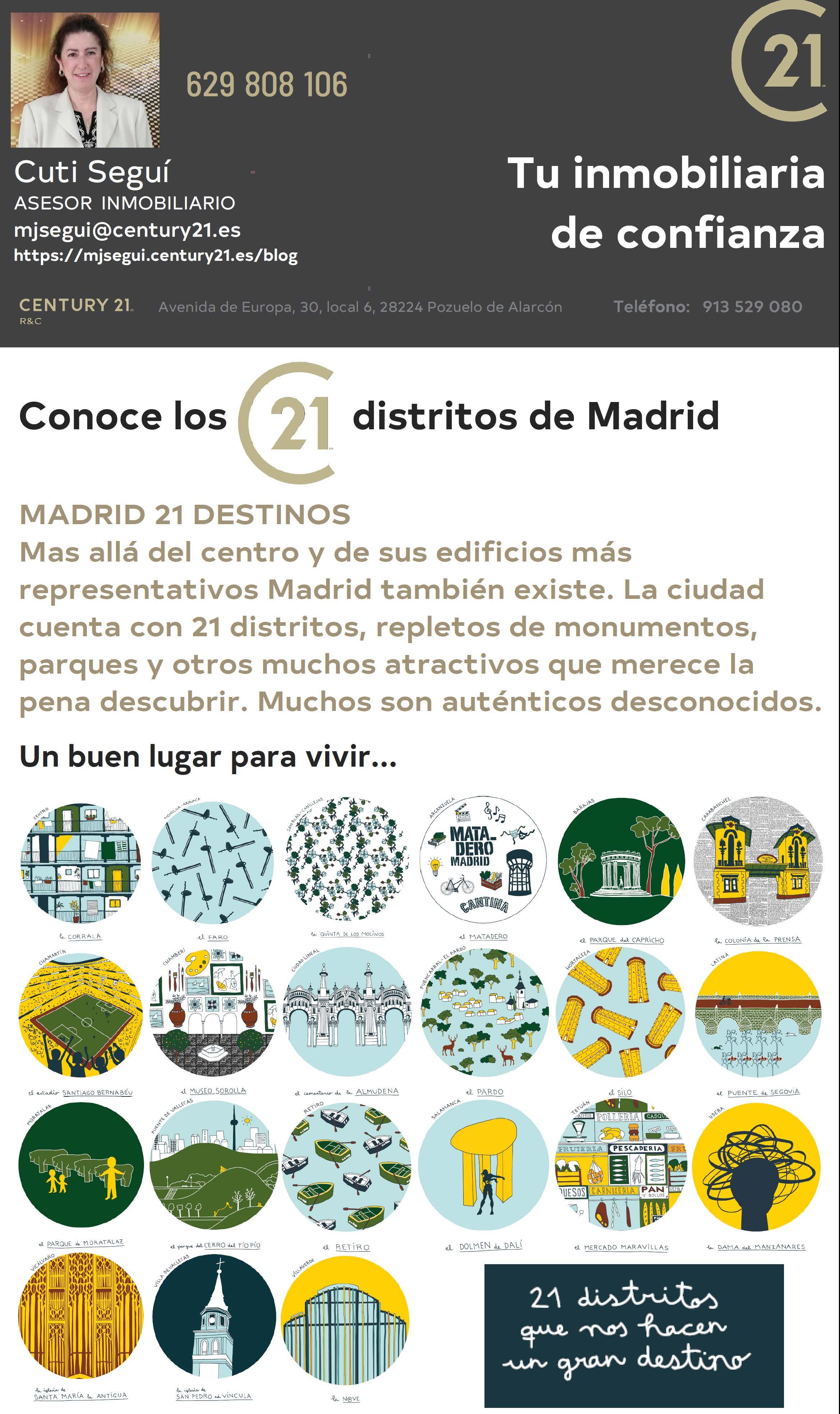 Madrid, una ciudad, 21 distritos